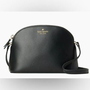 Kate Spade Black Small Dome Crossbody Purse